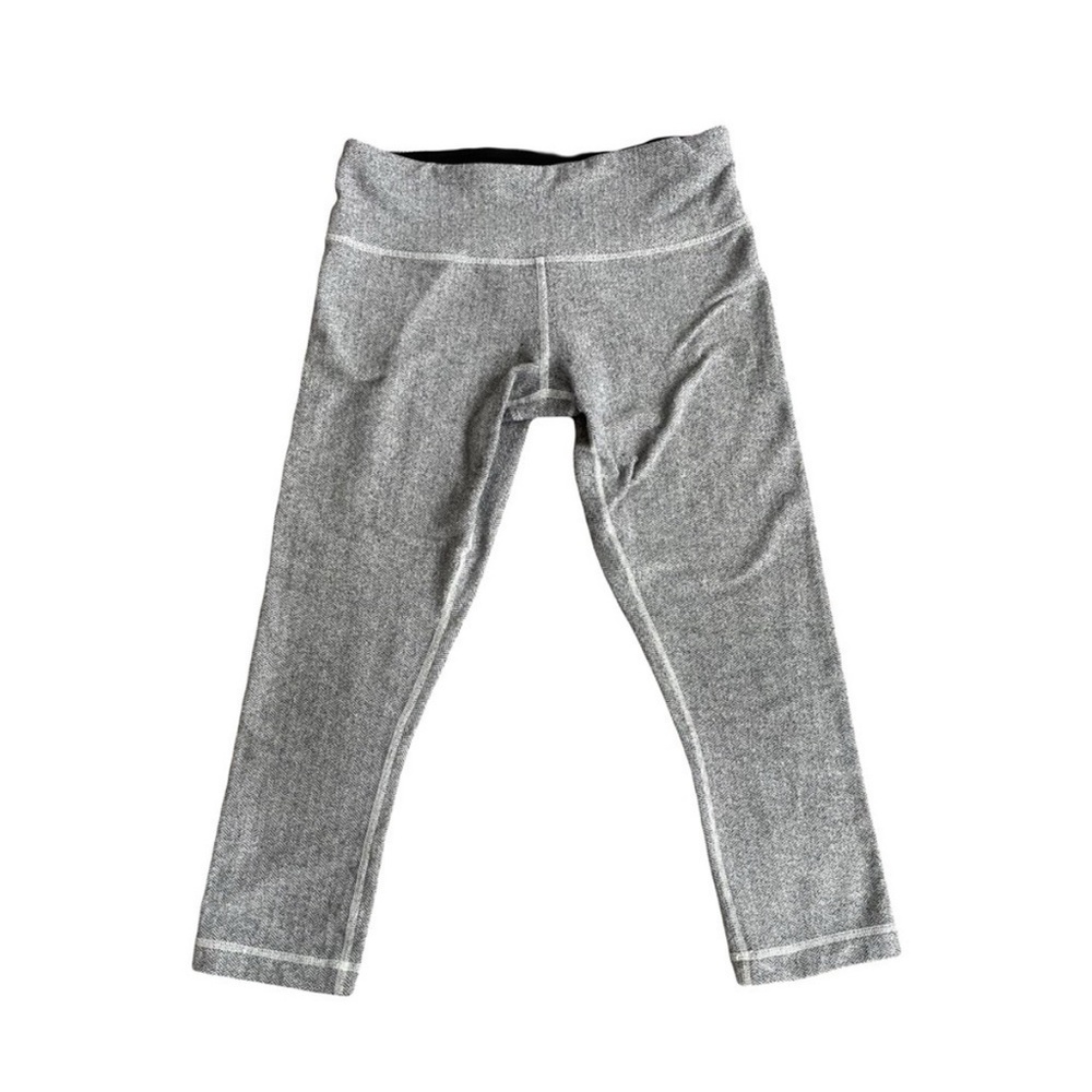 Lululemon Hearing Bone Pattern Yoga Leggings Size 8